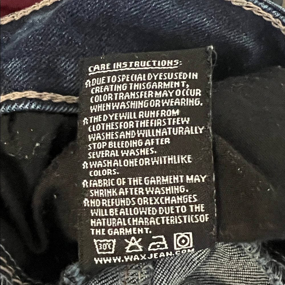 Wax Jean Dark Blue Denim - Picture 6 of 6